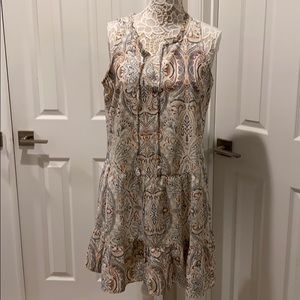 Sanctuary White Paisley Smock Dress